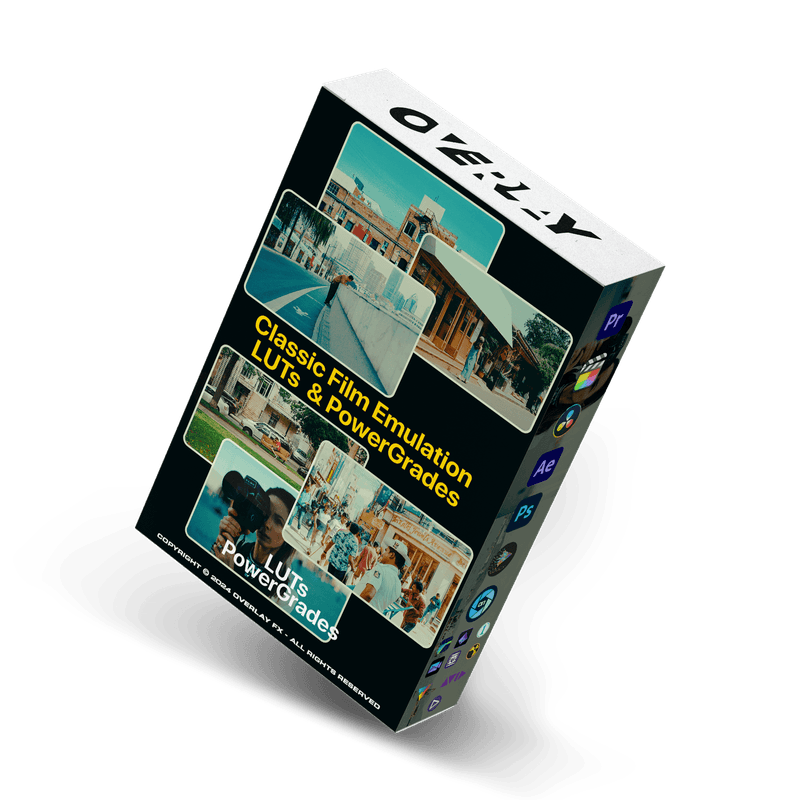 Classic Film Emulation LUTs and PowerGrades Pack